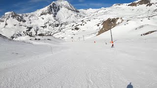 Piste Red Fournache Aussois ski [upl. by Leiuqeze695]