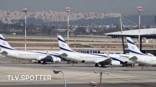 Tel Aviv Ben Gurion airport spotting  250217 [upl. by Ahtel292]