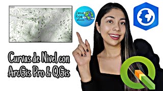 Curvas de Nivel Con ArcGis Pro amp QGis🌎 [upl. by Cagle460]