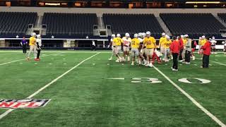 Ohio State Cotton Bowl practice Dec 26 ATampT Stadium [upl. by Lovich]