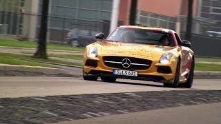 Supercars Accelerating Part 16  SLS AMG Black Series F12 Berlinetta McLaren MP412C Aventador [upl. by Elgna]