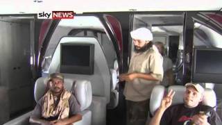 Libya Conflict Inside Colonel Gaddafis Private Jet [upl. by Nats]