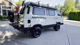 1991 VW Syncro 25l Westfalia Vanagon for sale [upl. by Avonasac]