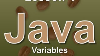 Java Lesson 4 Variables [upl. by Cresa]