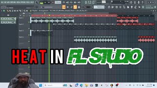 Creating Insane Beats with FL Studios One Sample HEAT [upl. by Grega]