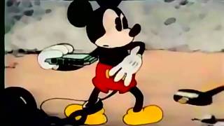 Mickey Mouse  The Chain Gang 1930 HD colorized [upl. by Azne]