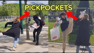 CHASSER les PICKPOCKETS les plus AGRESSIFS à PARIS  on a souffert [upl. by Petey495]