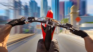 Poaching Downtown LA on The Worlds Most Powerful Dirt Bike FULL VIDEO [upl. by Ahsirpac442]