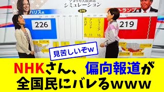 【悲報】NHKさん、明らかにハリス贔屓の解説で炎上してしまうｗｗｗ [upl. by Buine]