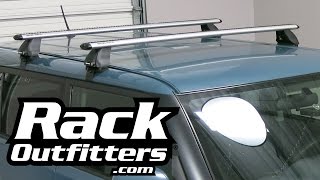 Scion XB RhinoRack 2500 Vortex Aero SILVER Roof Rack 0815 by Rack Outfitters [upl. by Delanty]