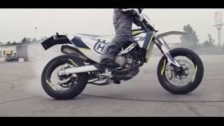 Husqvarna 701 Supermoto  The best promotion video ever [upl. by Ezarra128]