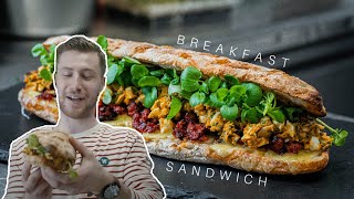 Spansk BREAKFAST SANDWICH  Kur mod tømmermænd  Jacob Jørgsholm [upl. by Hna]