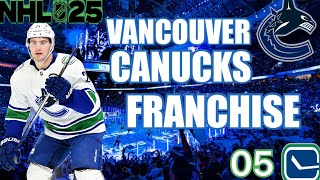 NHL25 VANCOUVERCANUCKS YR2 PT1 [upl. by Einaoj]