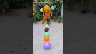 balloon popping challenge 🙈😲shorts balloon balloonpop [upl. by Nowaj]