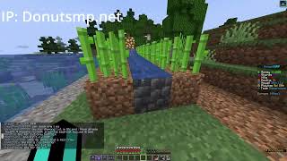 How to make a Sugar cane farm in the Donut SMP [upl. by Chaddy]