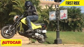 Honda Navi  First Ride  Autocar India [upl. by Asilem]