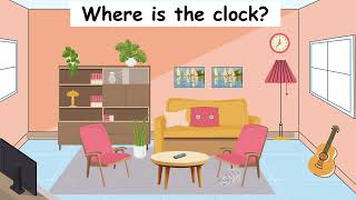 Prepositions of Place  Home Sweet Home [upl. by Ethelred]