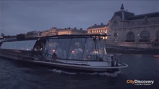 Paris Seine River Dinner Cruise with Bateaux Parisiens [upl. by Nelac]