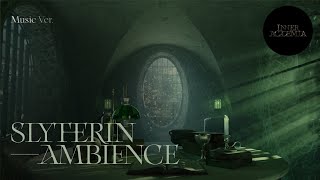 Slytherin Common Room Ambience 🐍 Harry Potter Inspired 🖤 3hrs Underwater Dungeon Dark Academia [upl. by Kciwdahc]