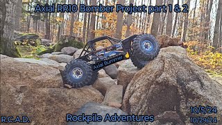 Axial RR10 Bomber Project part 1 amp 2 quoton the Rocksquot Rockpile Adventures [upl. by Vanna]