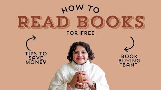 FREE ways to read books if youre trying to save money [upl. by Notsek]