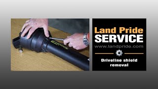 Driveline Shielding Removal  Land Pride Service [upl. by Westleigh]