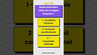 Institutions francophones [upl. by Tess]