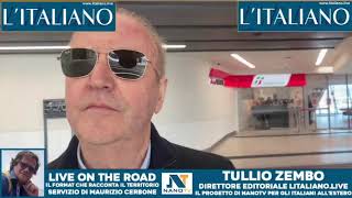 Live con Tullio Zembo direttore editoriale de quotLITALIANOquot [upl. by Canale]