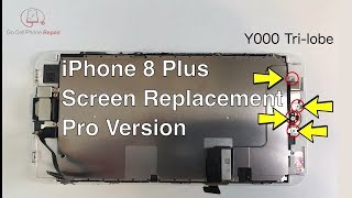 iPhone 8 Plus Screen Replacement and Waterproofing  Pro Version [upl. by Enialed]