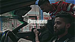 Excuses  AP Dhillon  Lofi Song   Slowed  Reverb   lofirahull lofirahull [upl. by Ardell700]