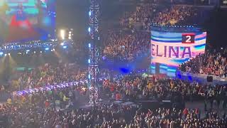 Melina Enters The Royal Rumble Crowd Reaction Vlog [upl. by Asereht]