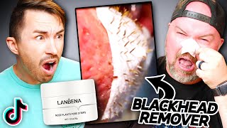 Mens First Time Using Labena Blackhead Pore Mask  TIKTOK TESTED [upl. by Delphina666]