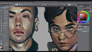 SPEEDPAINT Hyukoh CLIP STUDIO PAINT [upl. by Nirual]