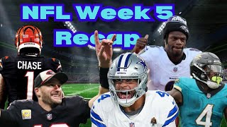 NFL Week 5 Recap WE HAVE A NEW MVP [upl. by Nelo]