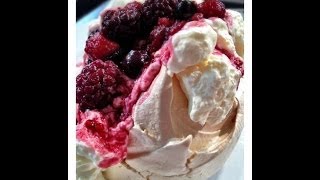 The Easiest amp Simplest Pavlova Recipe in the World  FOODIE HACK [upl. by Imefulo739]