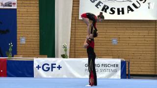 Acro Cup Albershausen 2013 Mixed Pair Dynamic Youth Lithuania  Solovjov Kislaja [upl. by Yendic]