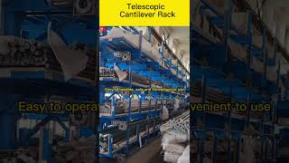 Telescopic cantilever rack  Aceally Warehouse rack [upl. by Henri]