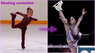 Kamila Valieva камила Валиева  Skating evolution 20102022 [upl. by Hibbert]