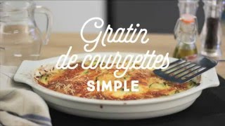 Gratin de courgettes simple  CuisineAZ [upl. by Bryan63]