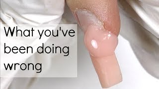 Mistakes in Acrylic Nail Application [upl. by Wendi]