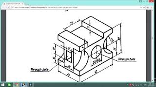 CATIA V5 Practice Design for beginners  Catia Part modeling  Part Design [upl. by Sheffield]