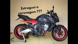 Arrumando a carenagem da CB650F  Problema cronico do banco [upl. by Royal521]