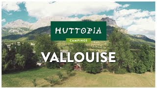 Camping Huttopia Vallouise  Visite virtuelle dans les HautesAlpes [upl. by Demodena]