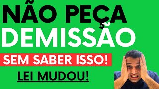 COMO CALCULAR RESCISÃO NO PEDIDO DE DEMISSÃO NOVA LEI [upl. by Albric]