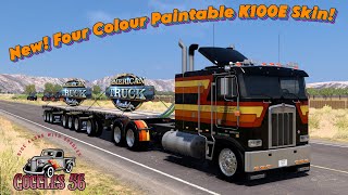 ATS  New 4 Colour K100 Skin  Sartana Super B Lode King Flat Deck [upl. by Aileda]