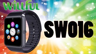 Phone watch SW016 Bluetooth Smart Watch with SIM Card Slot REVIEW [upl. by Nrol]