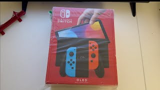 Nintendo Switch OLED Unboxing  2024 [upl. by Strephonn539]