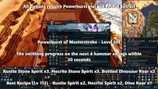 ALL POWERBURST RECIPES AND EFFECTS  RS3 [upl. by Leirol23]