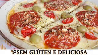 PIZZA DE FRIGIDEIRA COM TAPIOCA  RECEITAS QUE AMO [upl. by Geilich]