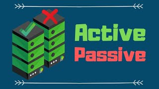 ActiveActive vs ActivePassive Cluster to Achieve High Availability in Scaling Systems [upl. by Tiffanie]